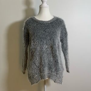 Gray Furry Sweater imported from Korea